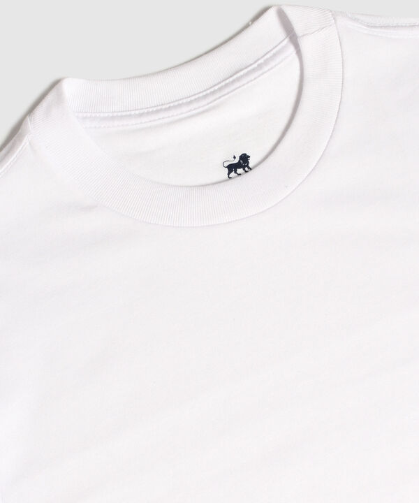 Camiseta Interior Pack X2 Camiseta Interior Algodón Cuello Redondo Alto Blanco Lisa M/C image number null